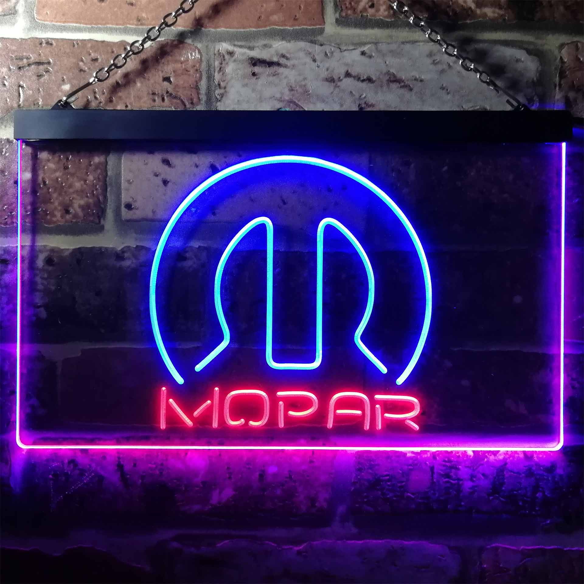 Mopar Dual LED Neon Light Sign